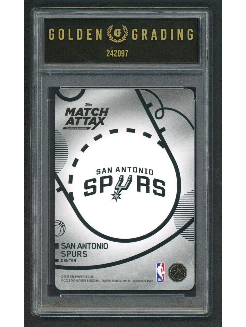 2025-26 Topps Match Attax #BB-VW Victor Wembanyama BT.Baller Graded 10 Gem Mint